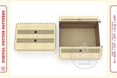 Box Organizer v24 - laser cut file - Glowforge ready SVG Product Image 5