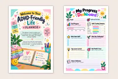 2027 ADHD-Friendly Life Planner Product Image 5