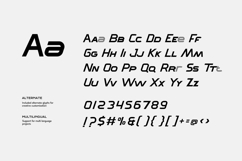 Pro Dunex - Sporty Display Font Product Image 3