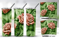 Colorful Flowers Tumbler Wrap Bundle PNG Product Image 5