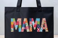 Vol. 23 Patchwork Fabric Mama - PNG Product Image 5