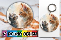 Whimsical Mom &amp; Baby Animal Circle Creations Product Image 1