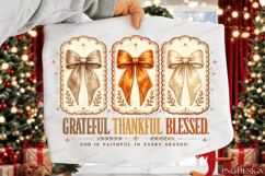 Grateful Thankful Blessed PNG Design grateful thankful bless Product Image 5