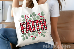 Faith Embroidery PNG, Floral Christian Sublimation Product Image 4