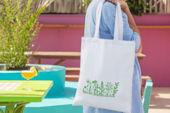 Green Wildflower Border Embroidery Design Product Image 5