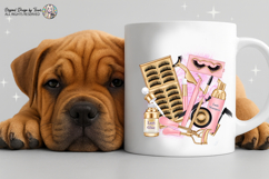 Lash Artist Sublimation PNG Beauty Tools Pink Gold Product Image 5