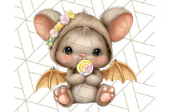 Costumed Critters Halloween Clipart PNG, Halloween Clip Art Product Image 5