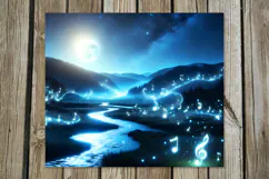 Fairy tale Music | Magic Skinny Tumbler Sublimation Design P Product Image 5