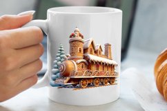 Watercolor Santa Claus Sublimation Clipart, Santa PNG Product Image 5