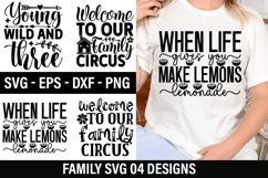 Family SVG Design - When life gives you lemons make lemonade Product Image 1