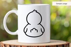 Baby Duck SVG Back View Product Image 5