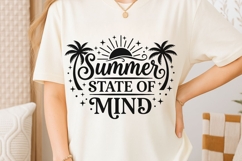 Summer State Of Mind Svg, Summer Vibes Svg, Beach Svg. Product Image 6