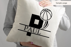 Basketball Monogram SVG Bundle 26 Letters Product Image 5