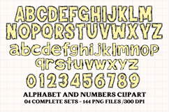 Back to School Alphabet png, letters doodle, school clipart Product Image 5