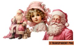 Vintage Pink Christmas Sublimation Product Image 1