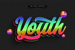Editable Text Effect for Illustrator. Vector Graphic styles Product Image 1