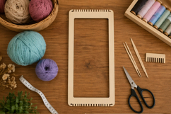 Big bookmark weaving loom 12 inch 30 cm digital file laser Product Image 5