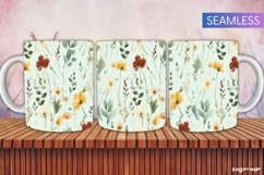 Floral Mug Wraps Bundle | 11 oz | Sublimation Product Image 6