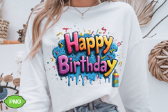 Happy Birthday PNG Design Sublimation | Happy Birthday Product Image 5
