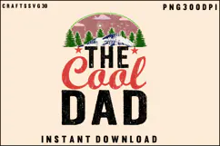 The Cool Dad Png The Cool Dad svg The Cool Dad Shirt Product Image 5