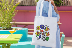 Vibrant Spring Floral Embroidery Design Product Image 5