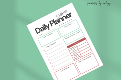 Aesthetic Wellness Daily Planner Template Canva Editable Product Image 5