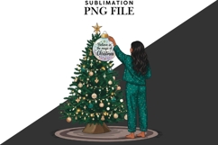 Christmas motivational women png design for T-shirts Product Image 2