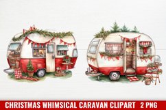 Christmas Whimsical Caravan Sublimation Product Image 1