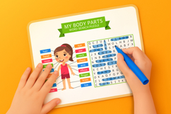 My Body Parts. Fun Learning Worksheets Product Image 5
