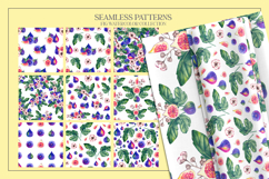 Fig Plant Watercolor clipart Product Image 11