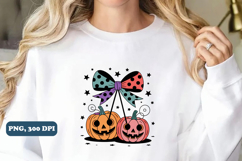 Coquette Halloween Pumpkin Cherries Png design Product Image 5