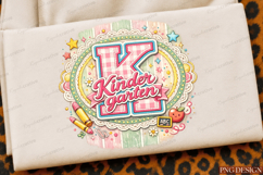 Pink Gingham School Sublimation Design Product Image 5