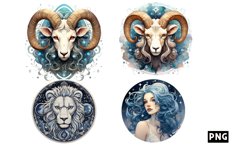Zodiac Signs Sublimation clipart Product Image 1
