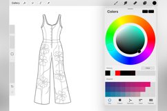 100 Procreate Overalls Stamp Brushes Product Image 6