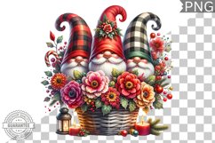 Christmas Gnome Sublimation - Clipart PNG Design Product Image 1