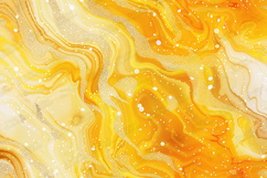 Vibrant Amber and Gold Liquid Marble Background Product Image 1