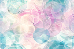 Ethereal Pastel Glass Orbs Abstract Background Product Image 1