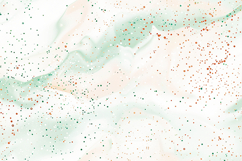 Colorful dots and green watercolor texture Product Image 1