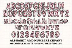 Mother's Day Alphabet clipart, mother’s day letters doodle Product Image 5
