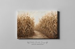 Fall Wall Decor Printable Field Still Life Painting Product Image 3