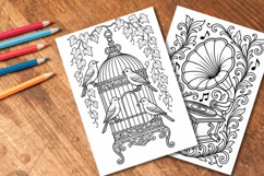 Nostalgic Keepsakes Coloring Pages Bundle 10 A4 PNG Product Image 5