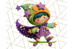 Colorful Halloween Clipart PNG, Cute Kids &amp; Candy Clip Art Product Image 5