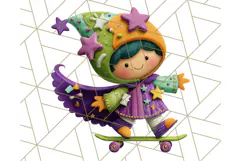 Colorful Halloween Clipart PNG, Cute Kids & Candy Clip Art Product Image 5