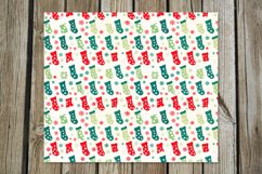 Christmas pattern | 8 Christmas Sublimation Tumbler Designs Product Image 5