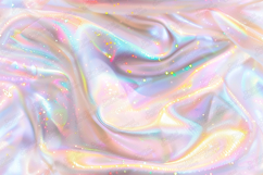 Iridescent Holographic Pastel Fabric Background Product Image 1