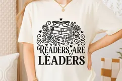 Readers Are Leaders Svg, Book Lover Svg, Book Club Svg. Product Image 6