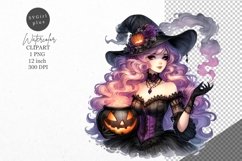 Halloween clipart, Witch clipart, Autumn clipart, Fall Product Image 1