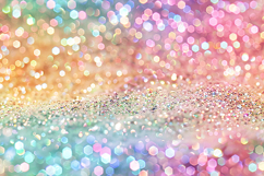 Rainbow Glitter Bokeh Sparkle Background Texture Product Image 1