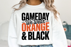 Game Day We Wear Brown &amp; Black Svg | Sport Svg | Shirt Svg Product Image 5