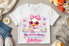 Fabulous Mood Duck Cute Kawaii Duck Quote Product Image 7